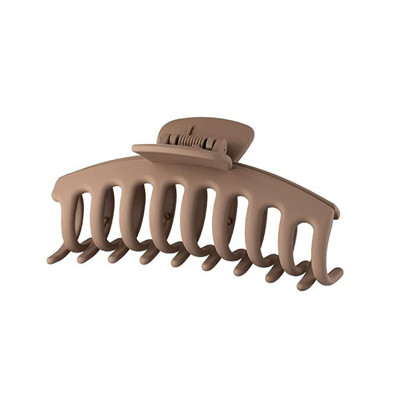 Wholesale 11CM Frosted PS Plastic Material Hair Clips